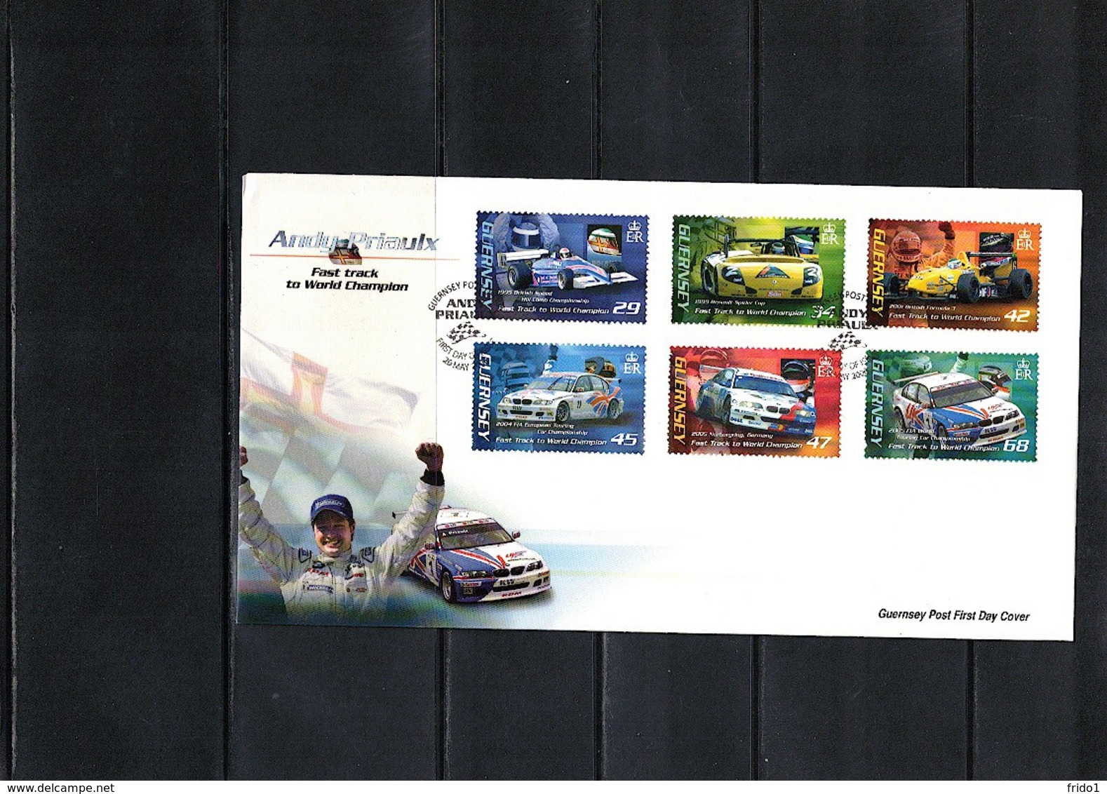 Guernsey 2006 Andy Priaulx World Racing Champion FDC - Automobile