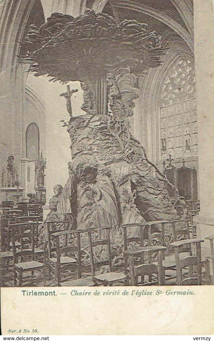 CPA  TIRLEMONT : Chaire De Vérité De L'église St Germain - Tienen