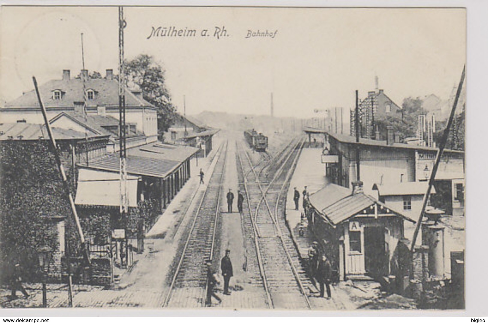 Mühlheim A. Rh - Bahnhof - 1906           (A-81-100909) - Mülheim A. D. Ruhr