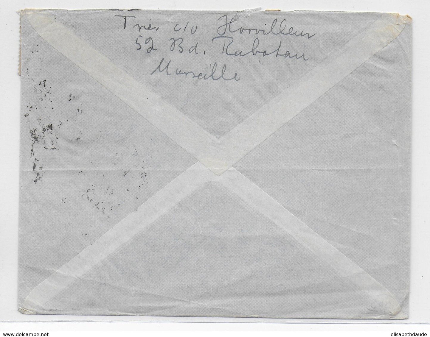 1941 - ENVELOPPE Par AVION De MARSEILLE => KEW GARDENS NY (USA) - DESTINATION ! - Lettres & Documents