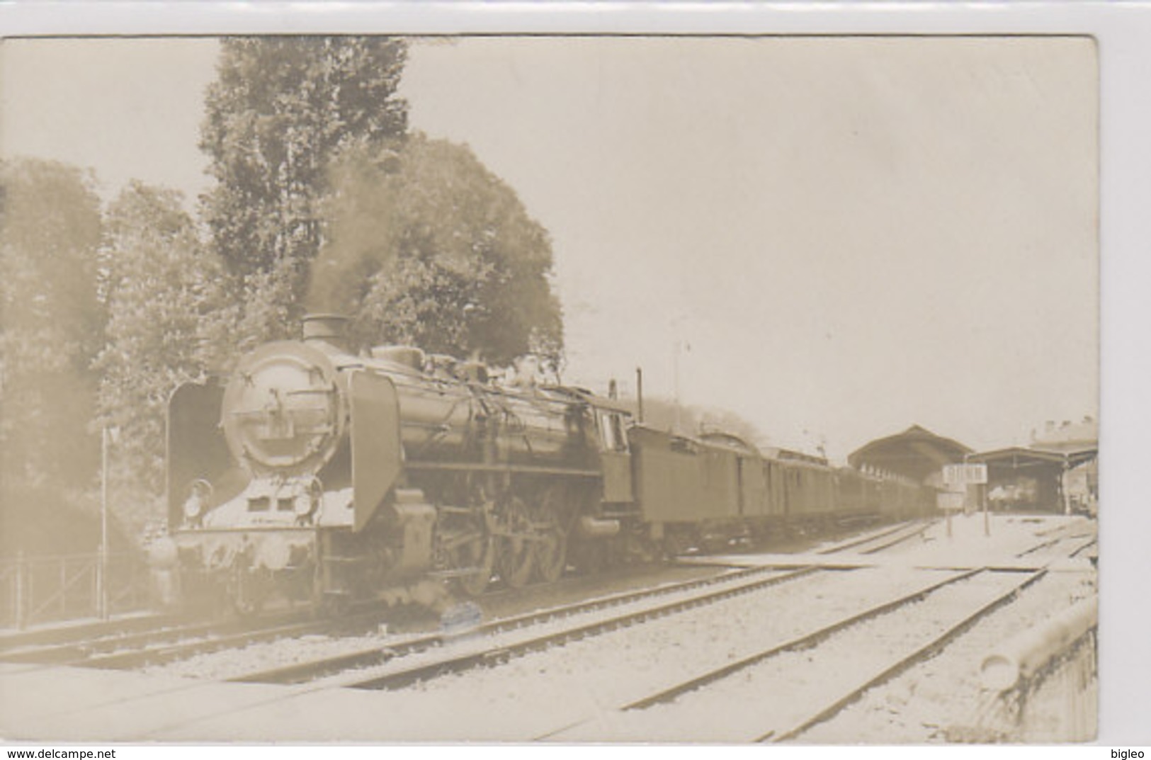 Bonn - Bahnhof Mit Dampfzug - Orig.Fotokarte           (A-81-100909) - Bonn