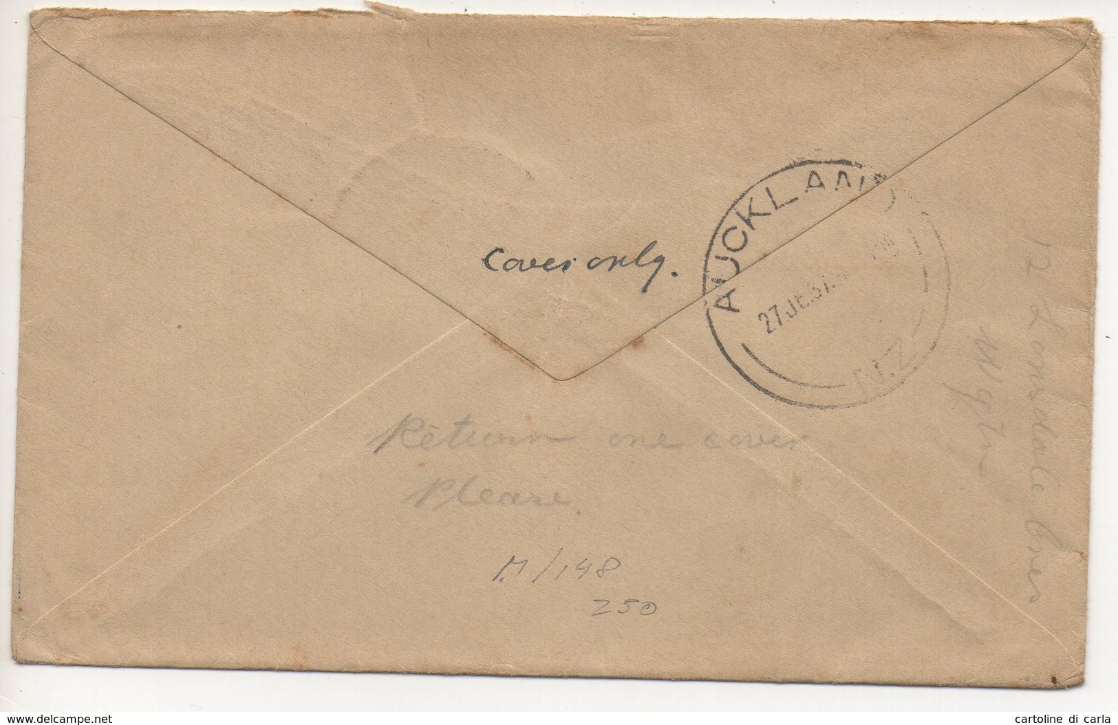 AIR MAIL LETTER 1937 #132 - Luchtpost