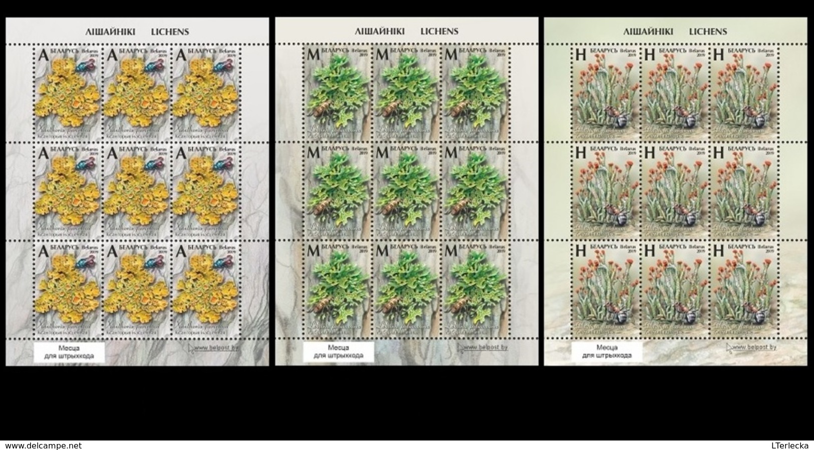 Pre-order Belarus 2019 - Lichens, MNH. Flora Licheni Lichen Korstmos Korstmossen Bielorussia/Biélorussie/Wit-Rusland - Autres & Non Classés