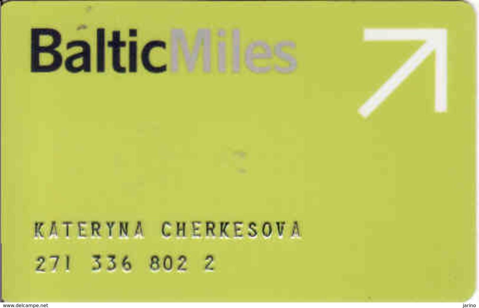 Latvia Baltic Milles Magnetic Card, - Moteurs
