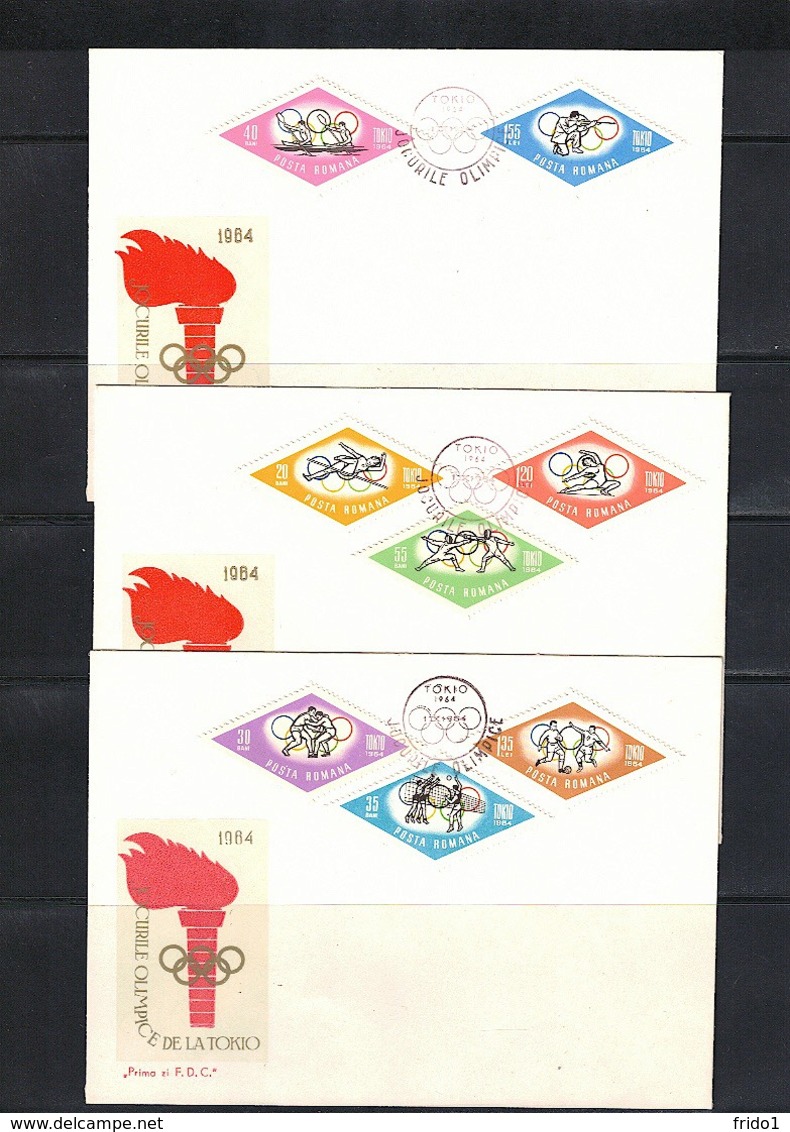 Poland / Polen 1964 Olympic Games Tokyo FDC - Estate 1964: Tokio