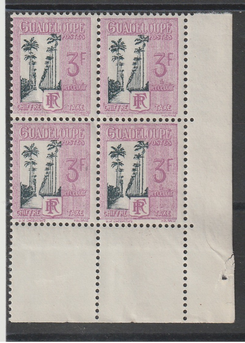 GUADELOUPE - Timbres-taxe