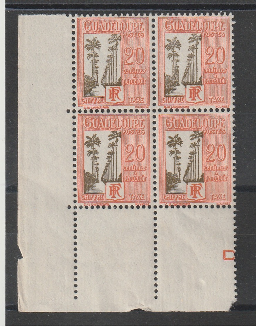 GUADELOUPE - Timbres-taxe