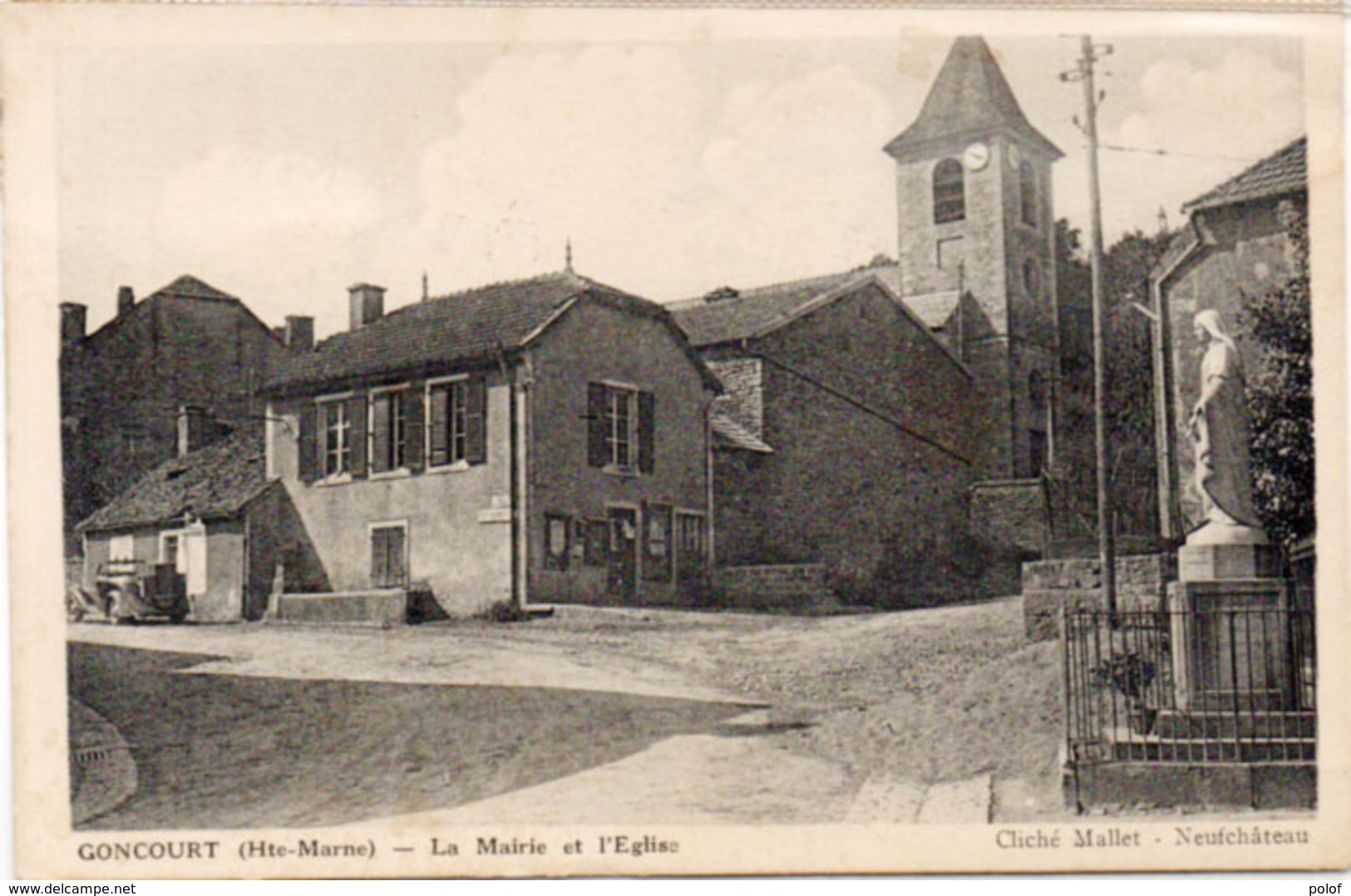 GONCOURT - La Mairie Et L' Eglise (114311) - Autres & Non Classés