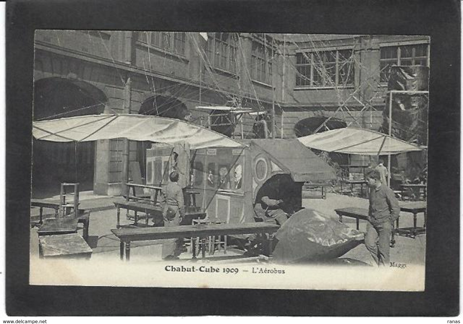 CPA Paris 75 école Centrale Chahut Cube 1909 Non Circulé - Onderwijs, Scholen En Universiteiten