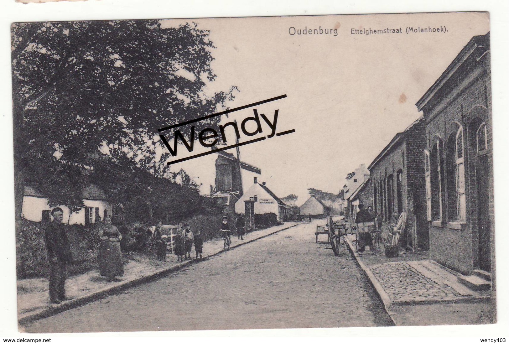 Oudenburg (windmolen - Ettelghemstraat-Molenhoek - Animée) - Oudenburg