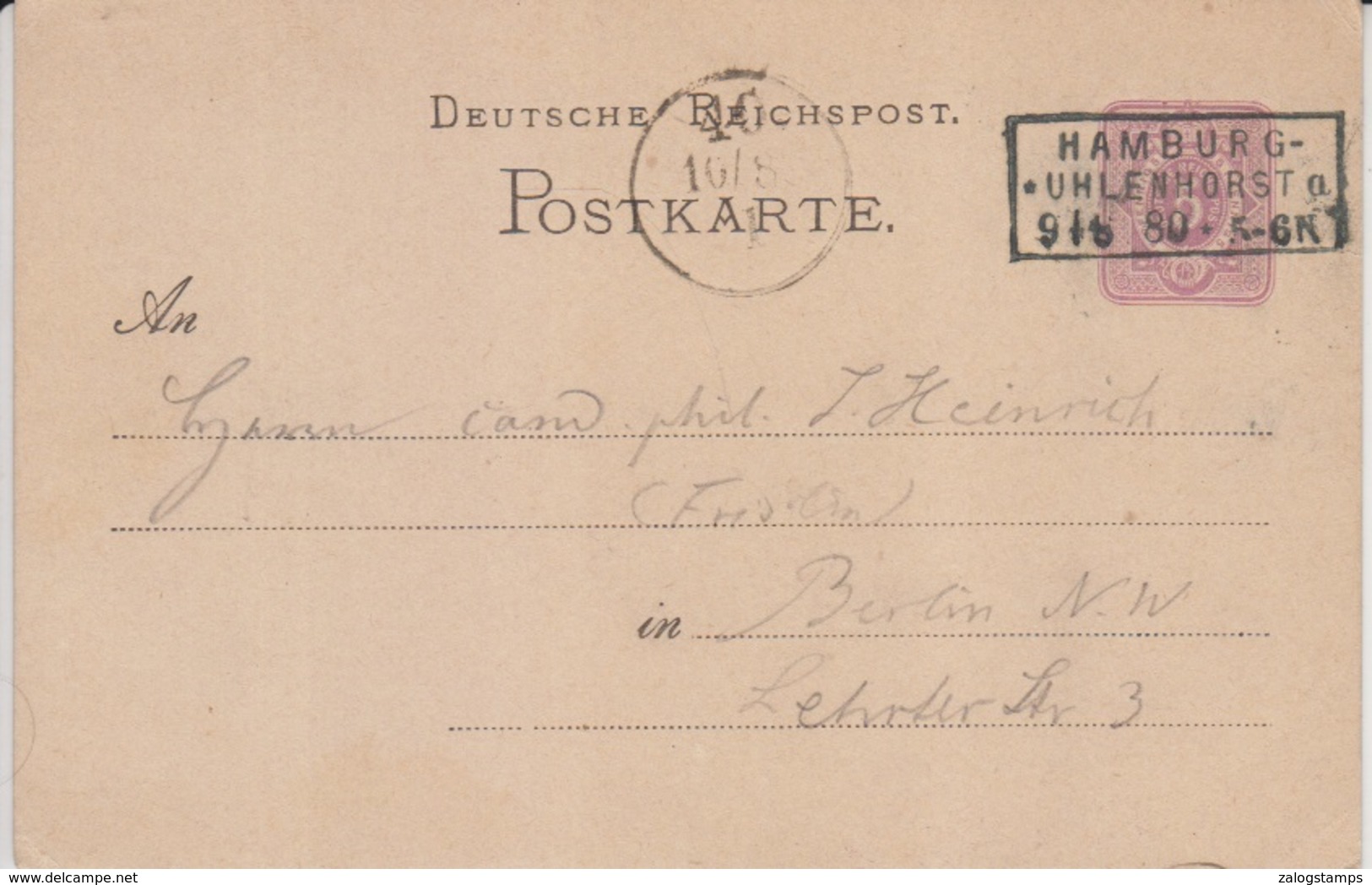 Germany Empire Around 1880 Cover/postcard/rapper (Germany-3) - Briefe U. Dokumente