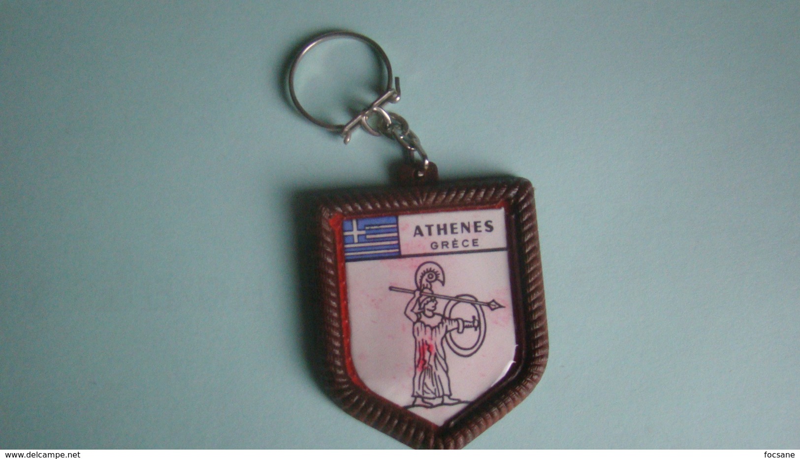 Porte Clef Puding Imperial Dessert Blason Athenes Grèce - Sonstige & Ohne Zuordnung