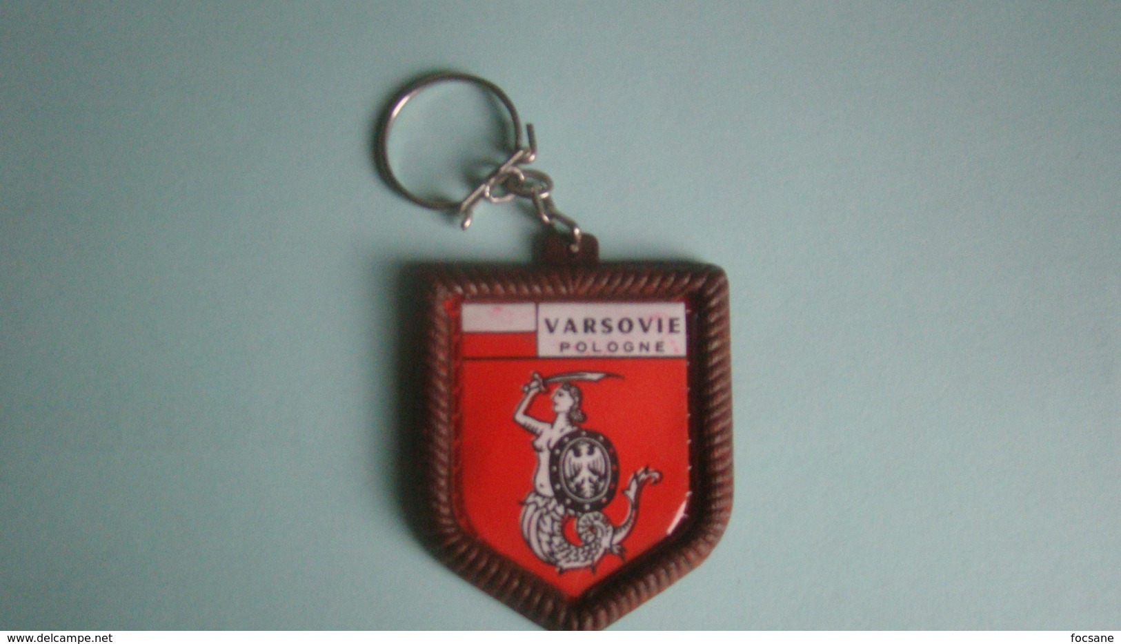 Porte Clef Puding Imperial Dessert Blason Varsovie Pologne - Autres & Non Classés