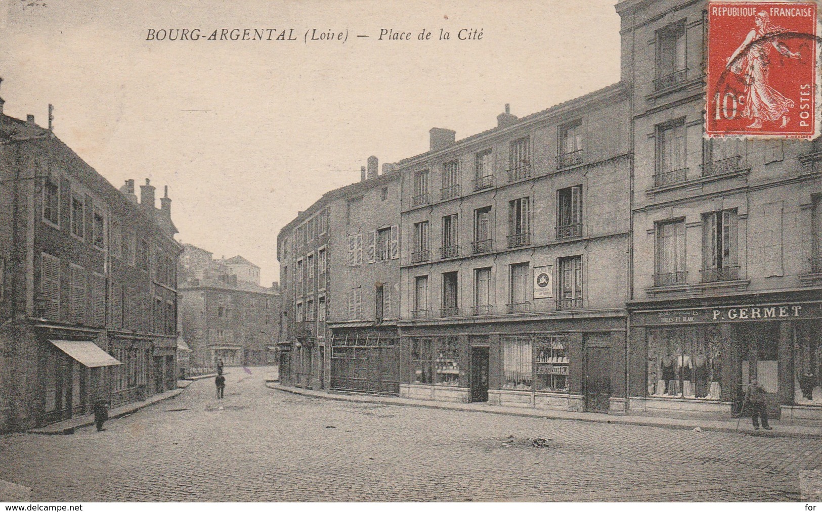 Loire : BOURG-ARGENTAL : Place De La Cité - Bourg Argental