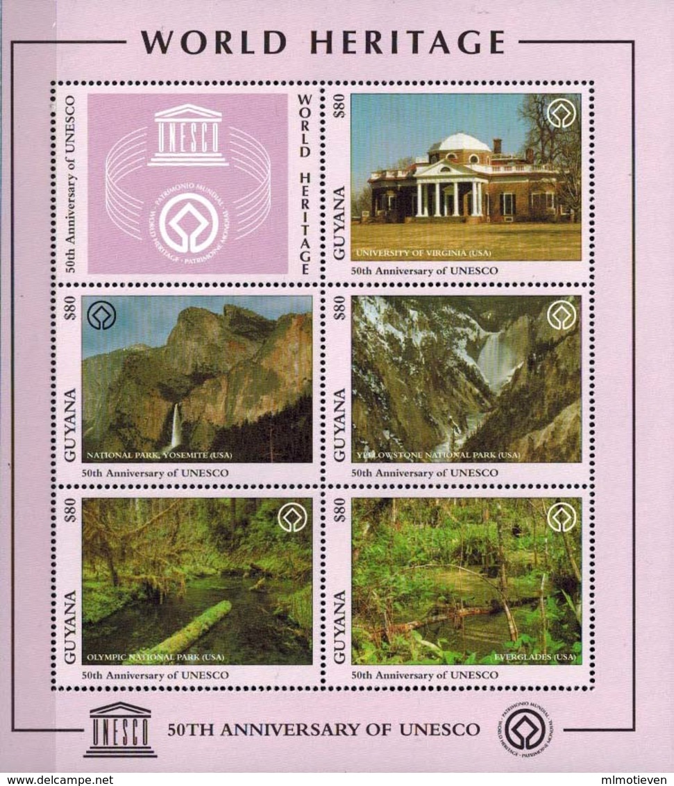 MMA-MMA 08062019 MINT PF/MNH ¤ GUYANA 1984 BLOCK ¤ WORLD HERITAGE - UNESCO - Zonder Classificatie