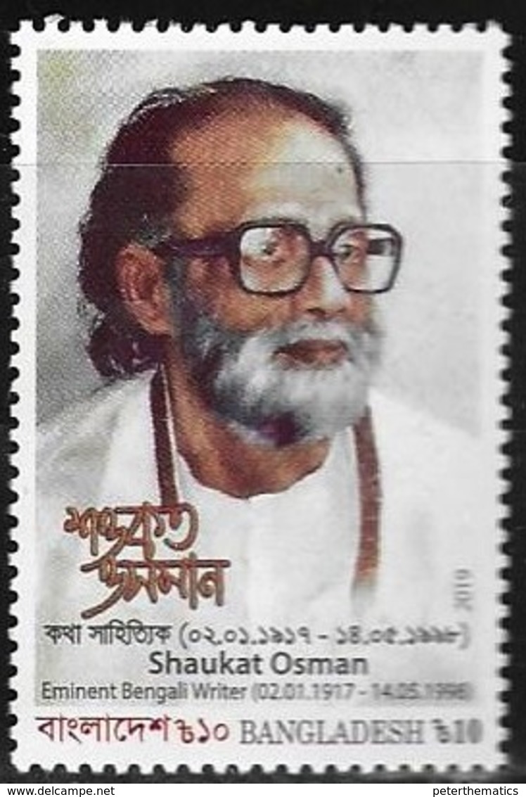 BANGLADESH, 2018, MNH ,WRITERS,  SHAUKAT OSMAN, 1v - Writers