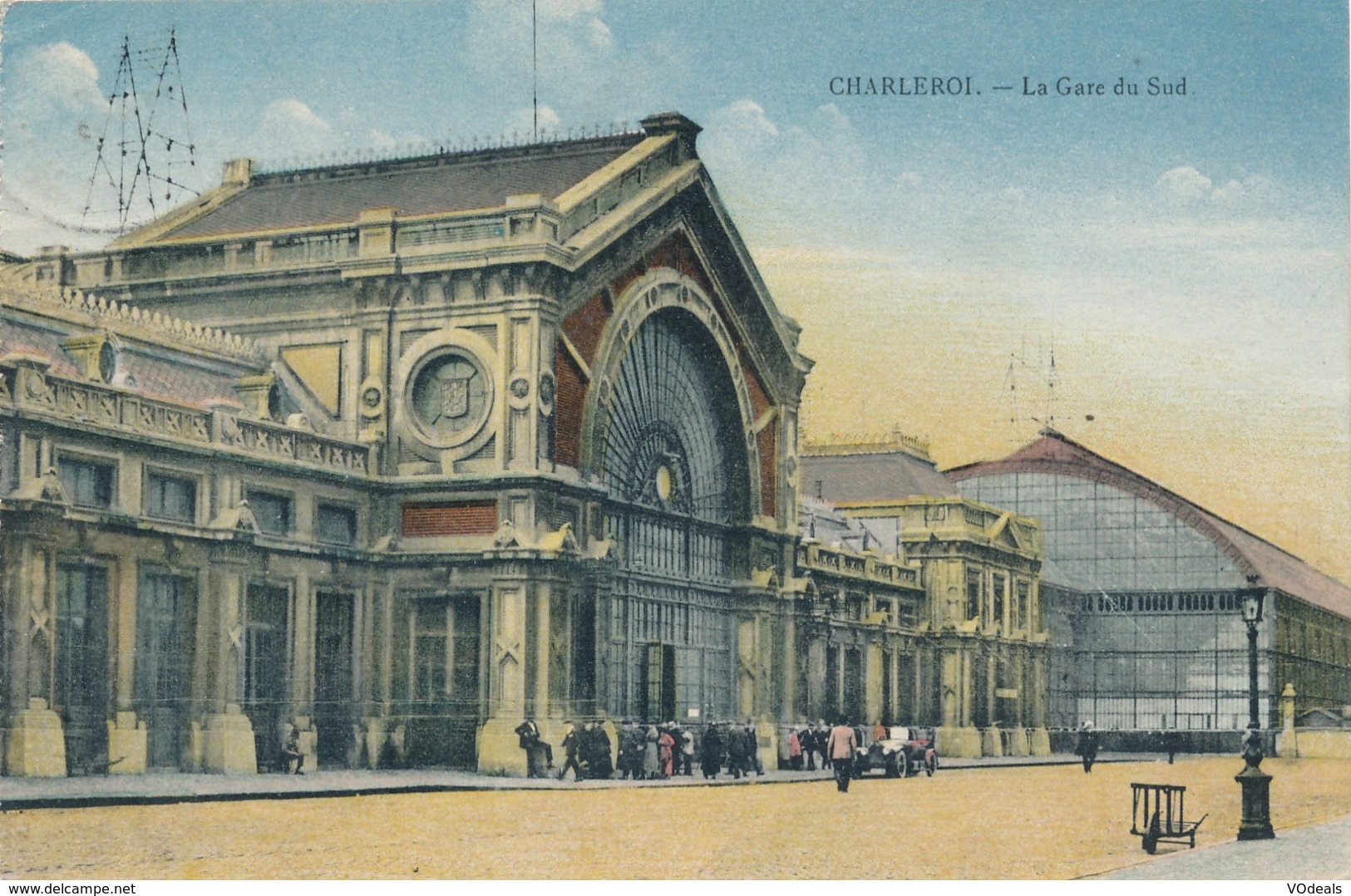 CPA - Belgique - Charleroi - La Gare Du Sud - Charleroi