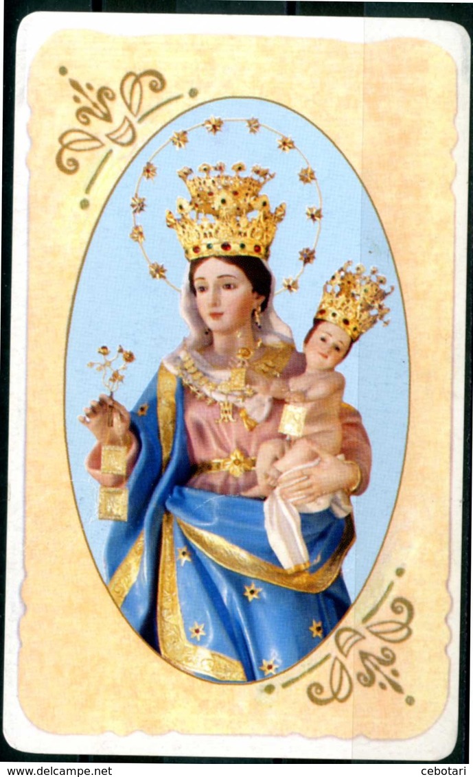 SANTINO - Madonna Del Carmine - Santino Come Da Scansione. - Images Religieuses