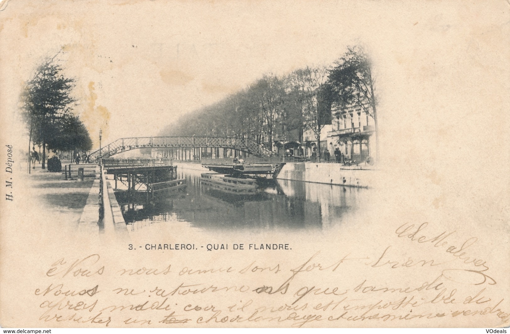 CPA - Belgique - Charleroi - Quai De Flandre - Charleroi