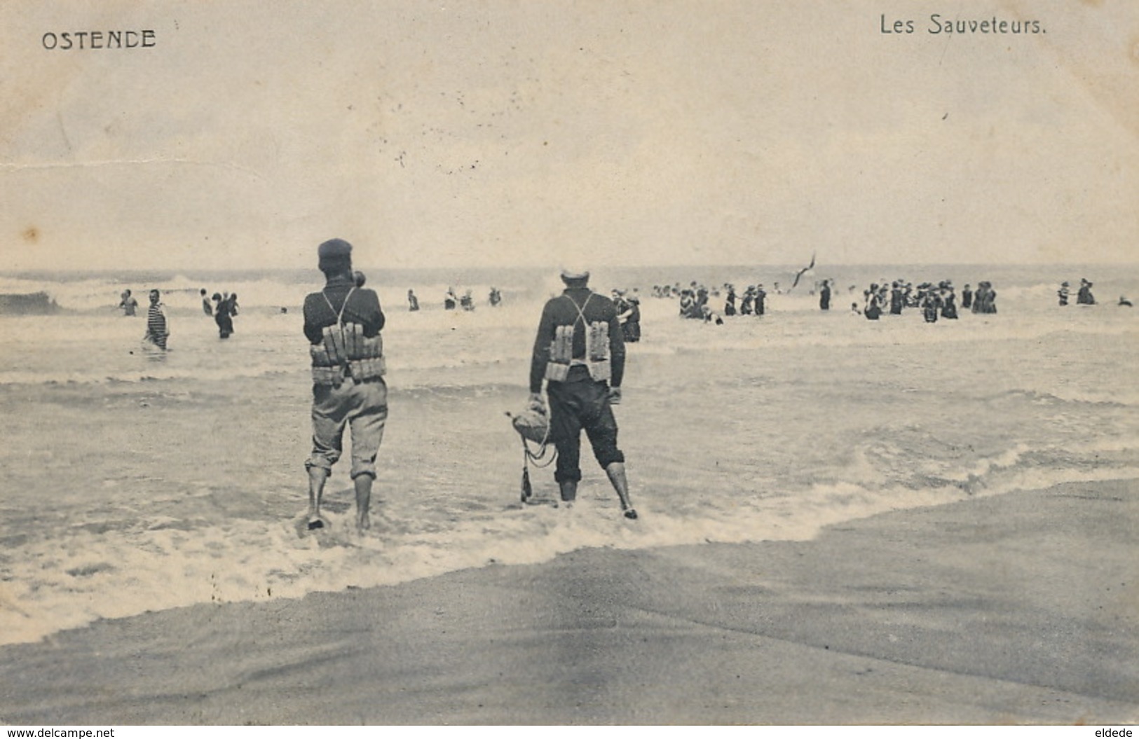 Ostende Les Sauveteurs Nels No 12 1907 Maitre Nageur - Oostende