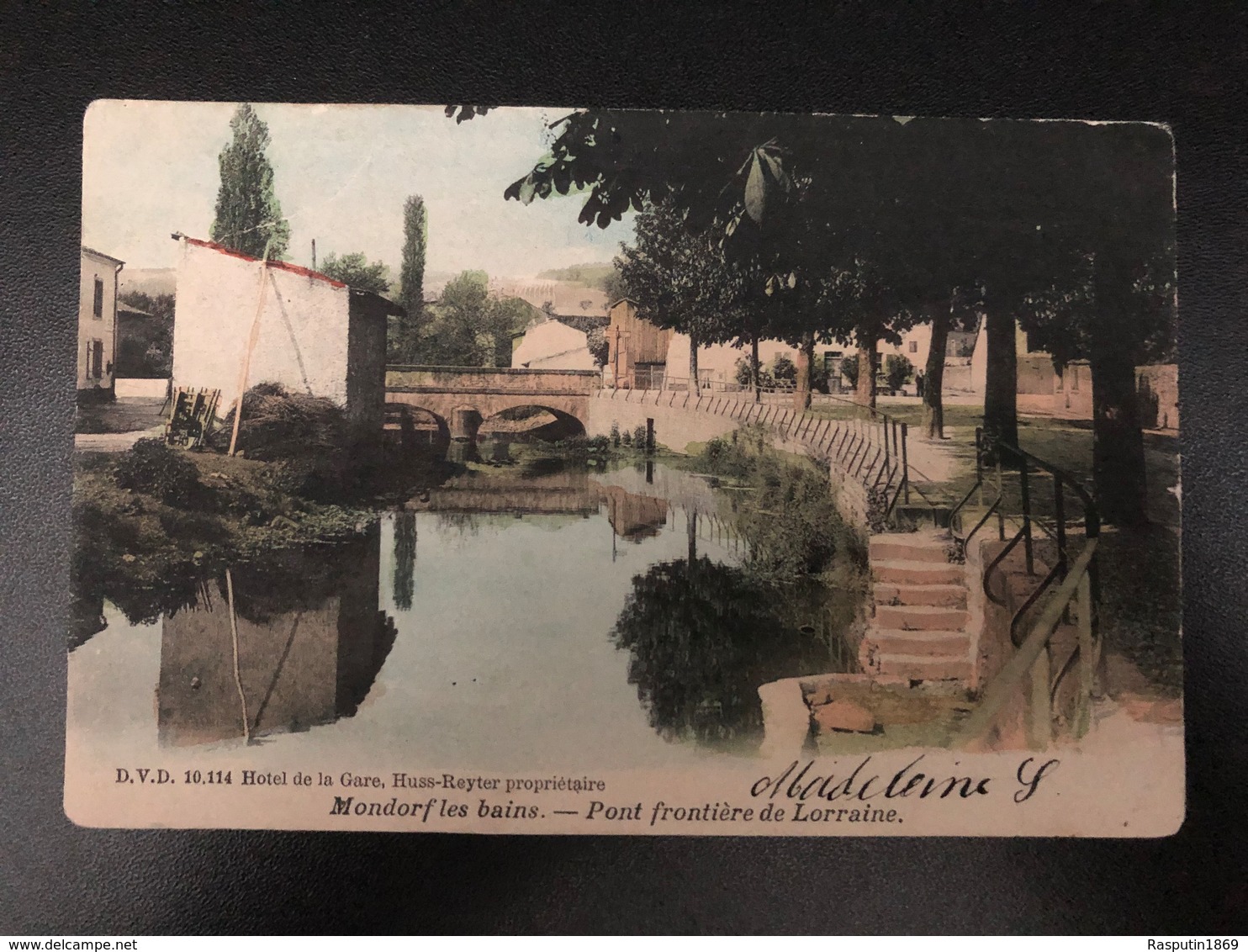 Mondorf-les -Bains * 1904 Pont Frontière De La Lorraine - Grenzbrücke Von Lothringen - Mondorf-les-Bains