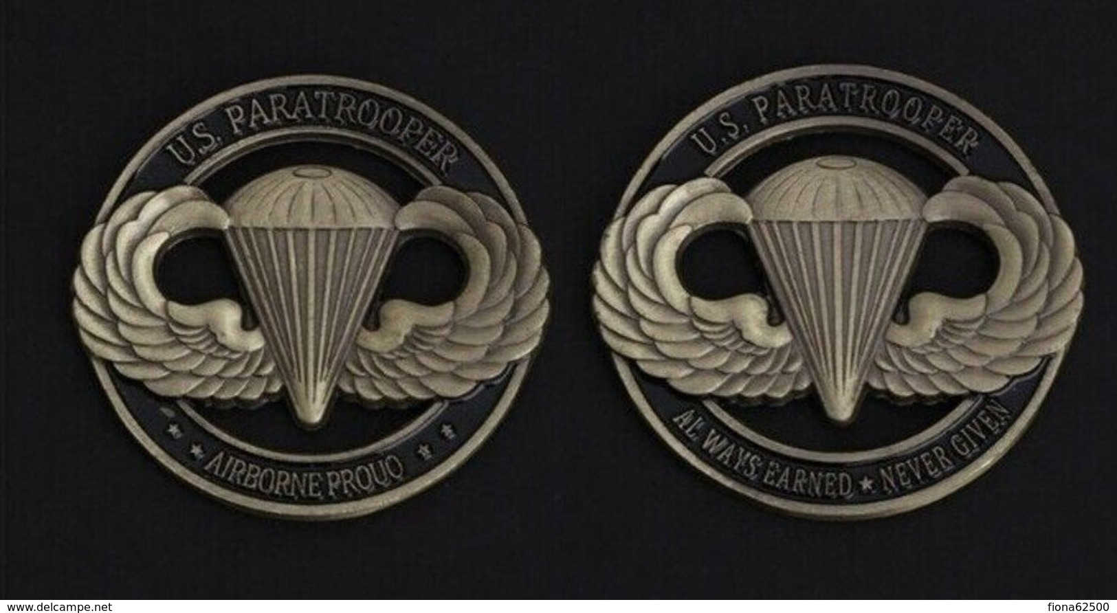 MEDAILLE U.S PARATROOPER . AIRBORNE PROUO . - Other & Unclassified