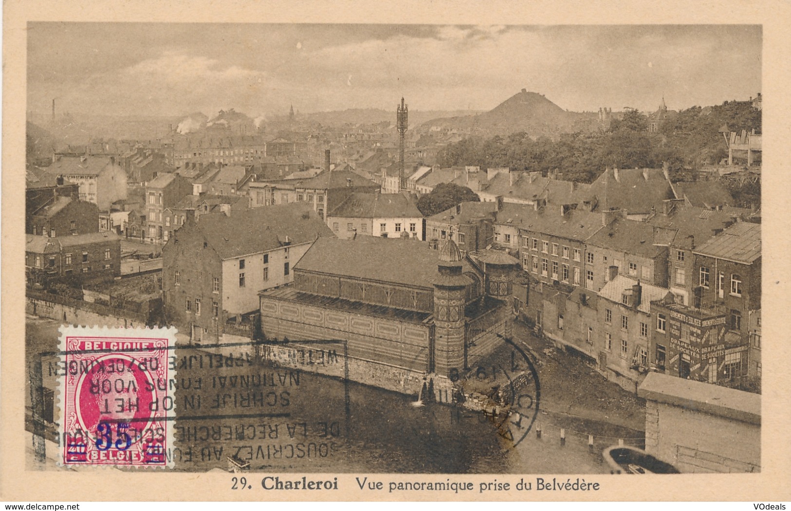 CPA - Belgique - Charleroi - Vue Panoramique Prise Du Belvédère - Charleroi