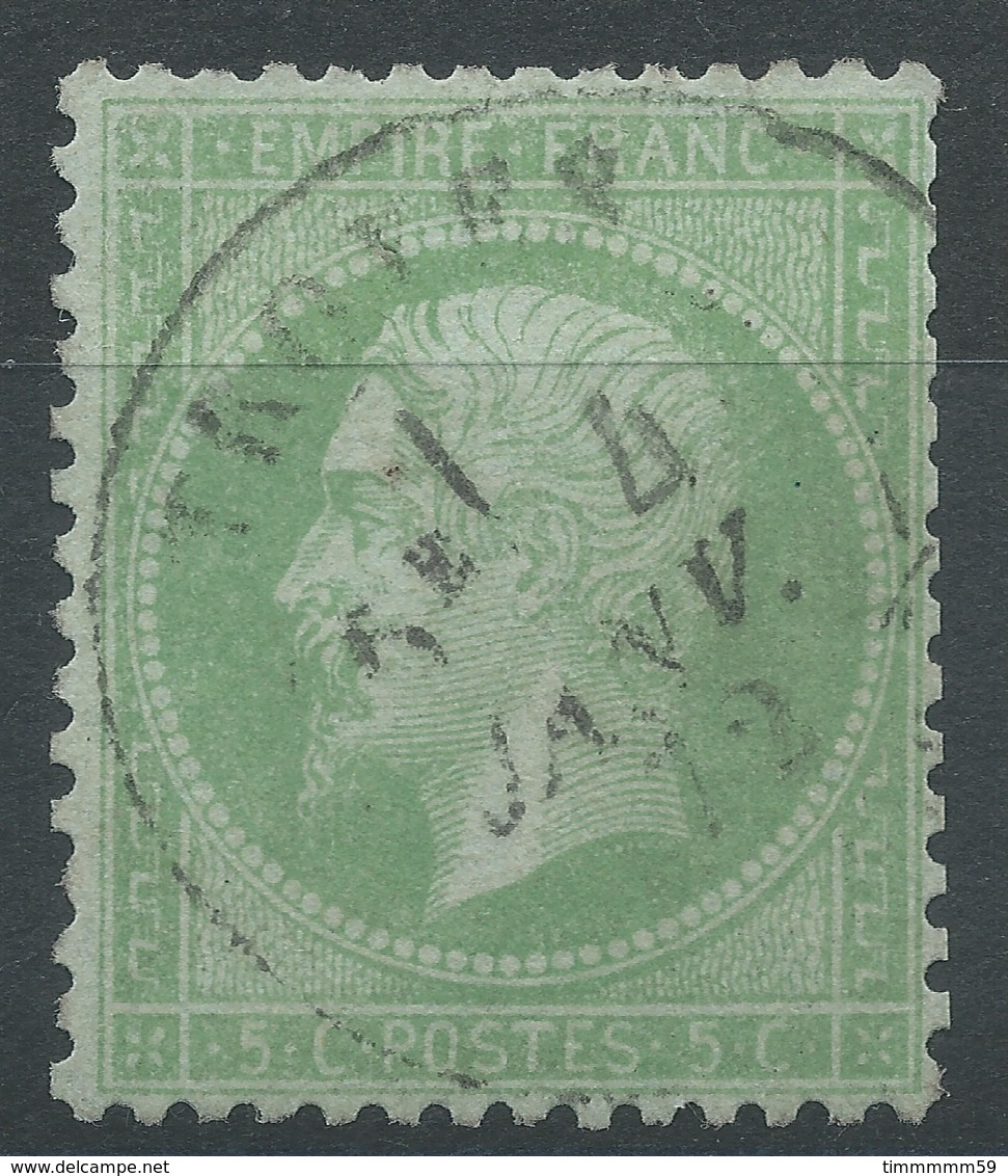 Lot N°48986  N°35, Oblit Cachet à Date De Troyes, Aube (9) Du 4 Janv 1872 - 1862 Napoléon III