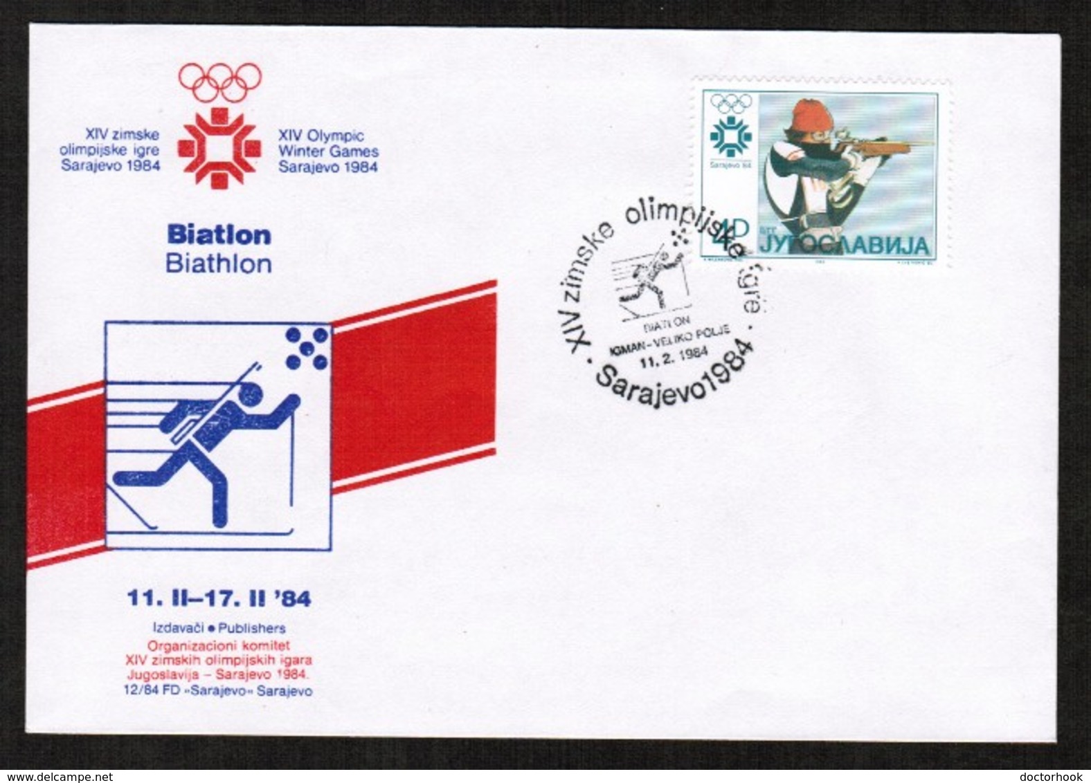 YUGOSLAVIA   SCOTT # 1664 ON FIRST DAY COVER (FDC)  (8/FEB/64) (OS-456) - FDC