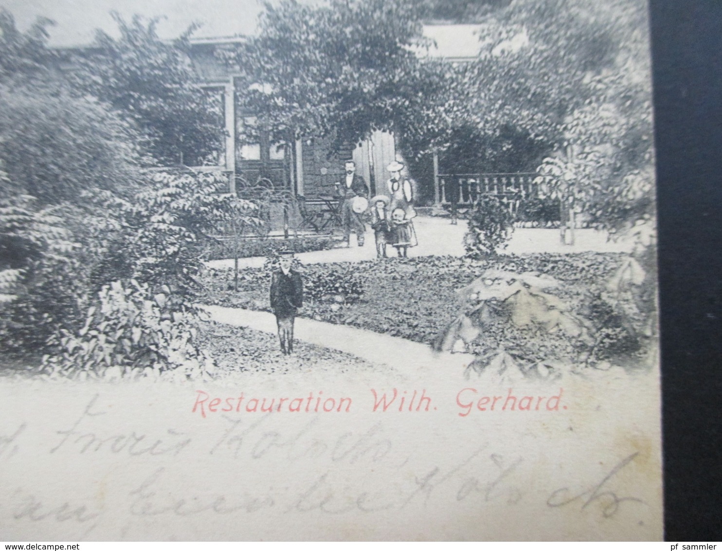 AK 1905 Gruss Vom Friedenshain Restauration Wilh. Gerhard Wuppertal Elberfeld - Hotels & Gaststätten