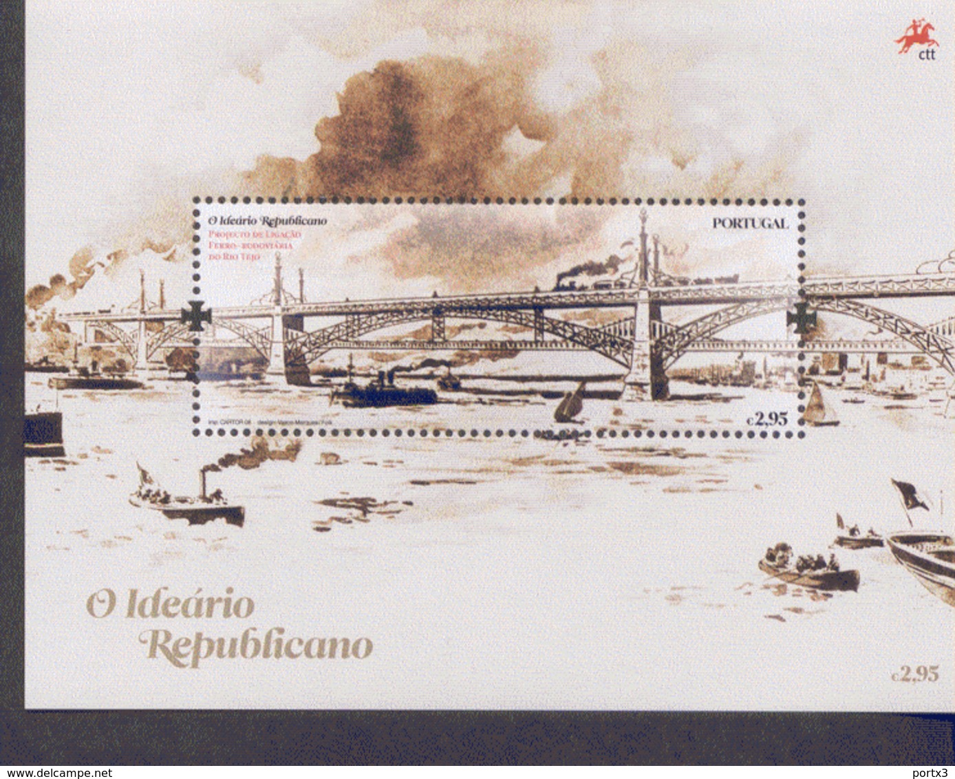 Por. Block 274 Brücke über Den Tejo ** MNH Postfrisch - Hojas Bloque