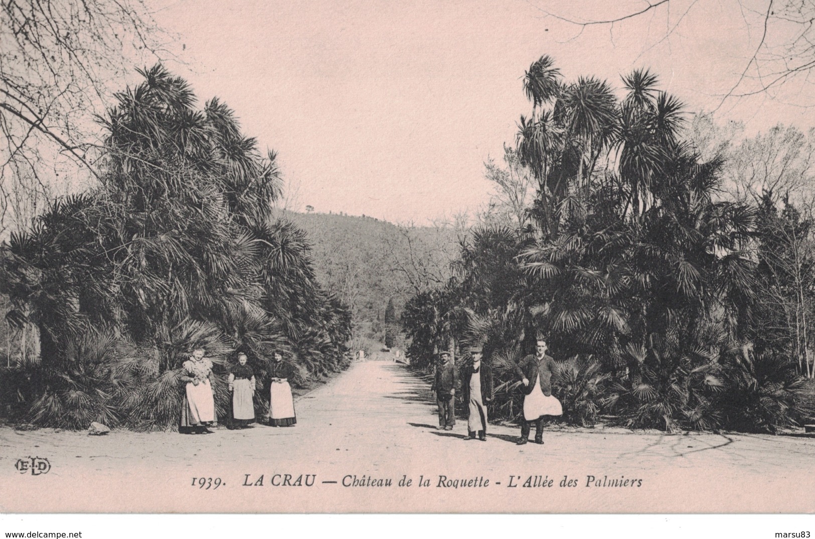 La Crau-  PAS COURANTE- Château De La Roquette ** Belle Cpa Neutre ** Ed.Eld - La Crau