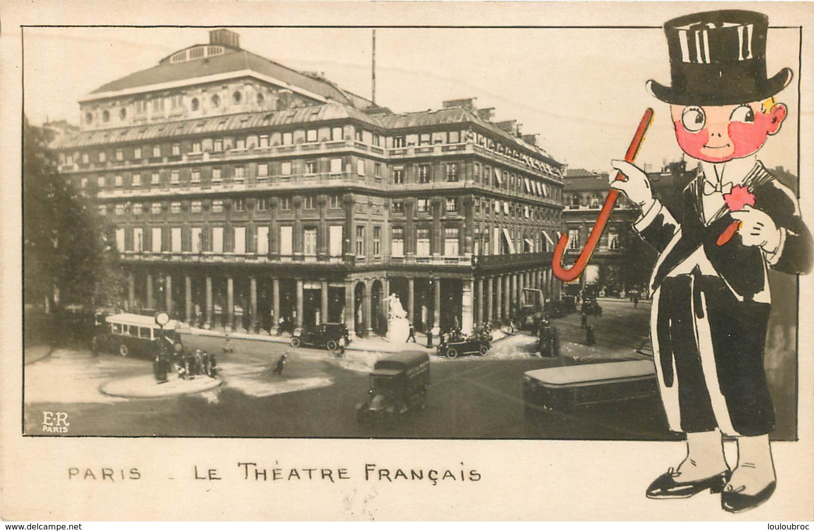 PARIS  LE THEATRE FRANCAIS  AVEC ILLUSTRATION - Arrondissement: 01