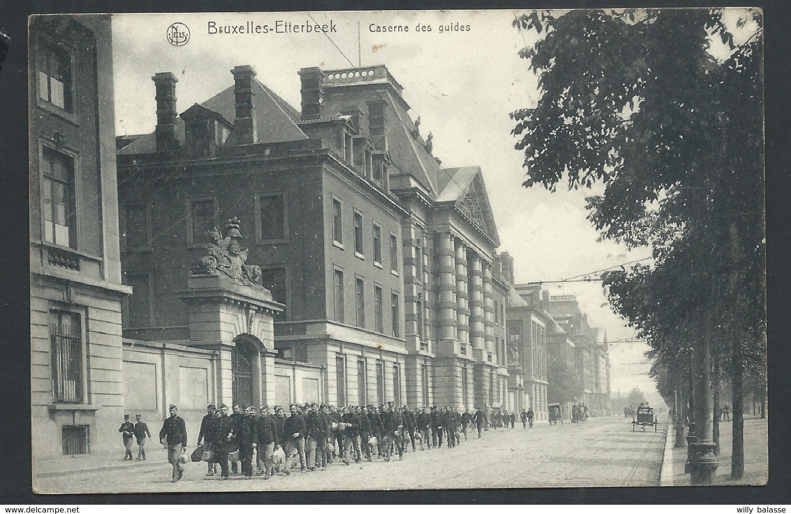 +++ CPA - A/A - Bruxelles - Brussel - ETTERBEEK - Caserne Des Guides - Nels - Carte Animée  // - Etterbeek