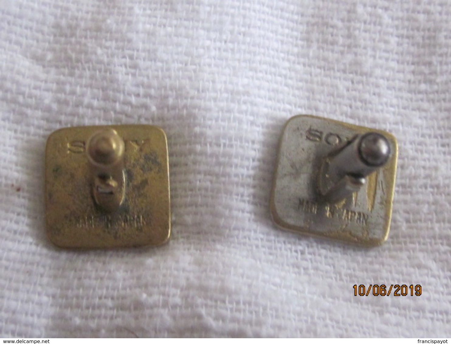 Ethiopie: Boutons De Manchette / Cuff Links Lion De Judah - Fancy Sony - Buttons