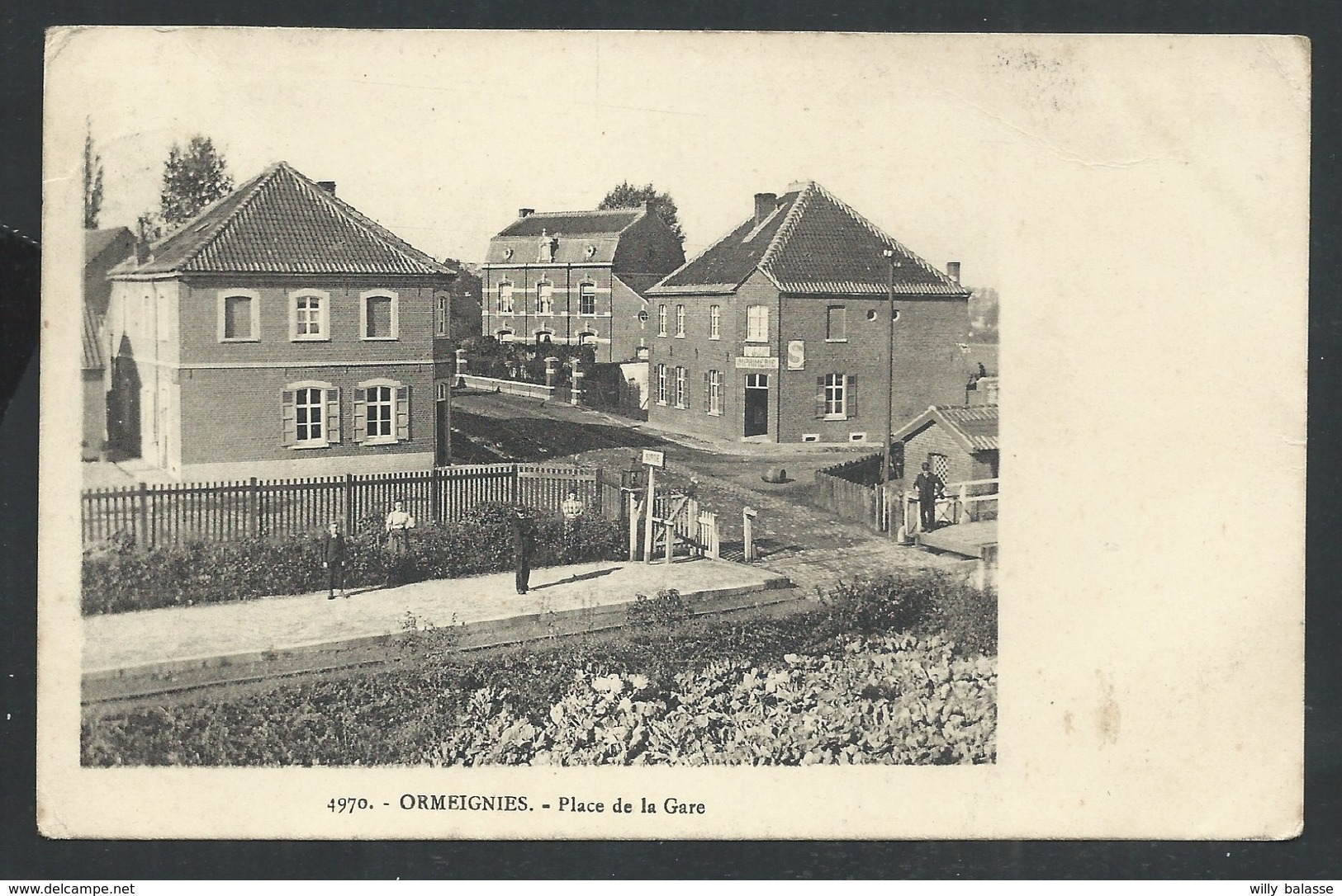 +++ CPA - A/A - Ath - ORMEIGNIES - Place De La Gare   // - Ath