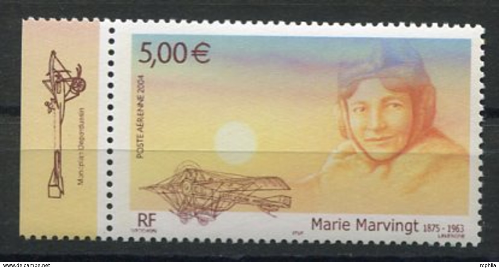 RC 12929 FRANCE PA N° 67a MARIE MARVINGT PROVENANT DU FEUILLET NEUF ** - 1960-.... Mint/hinged