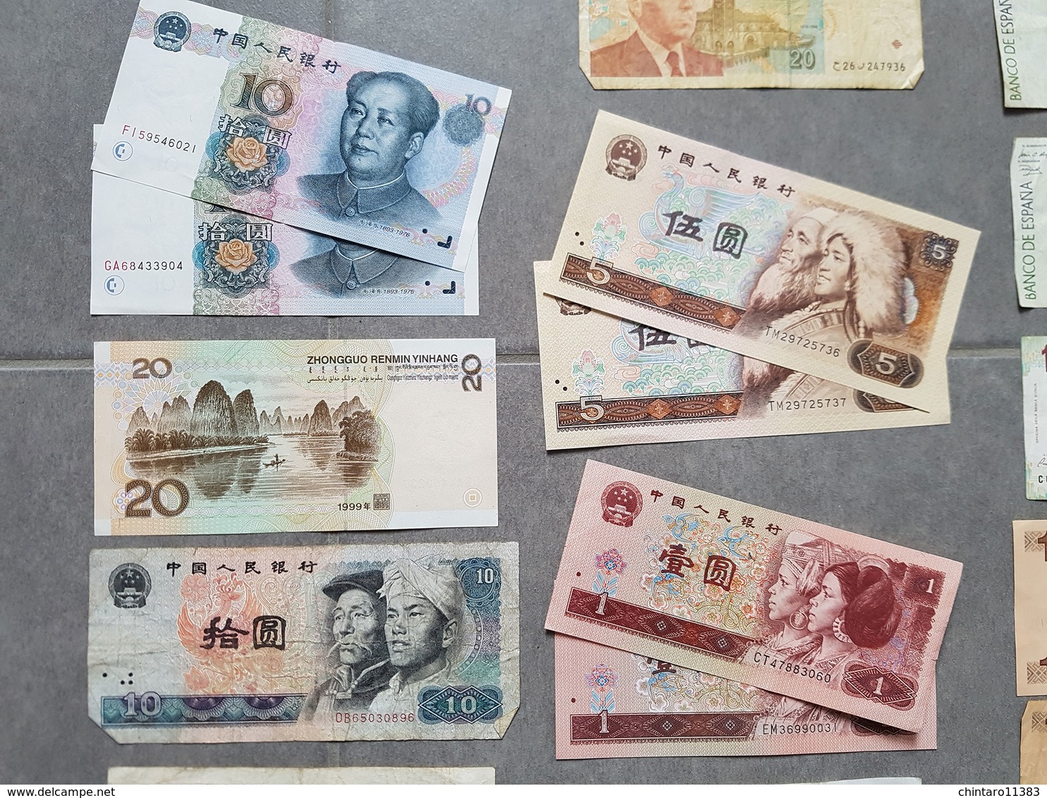 Lot De Billets Divers - Espagne/France/Brésil/Chine/Lituanie/Italie/Maroc - Other - Europe