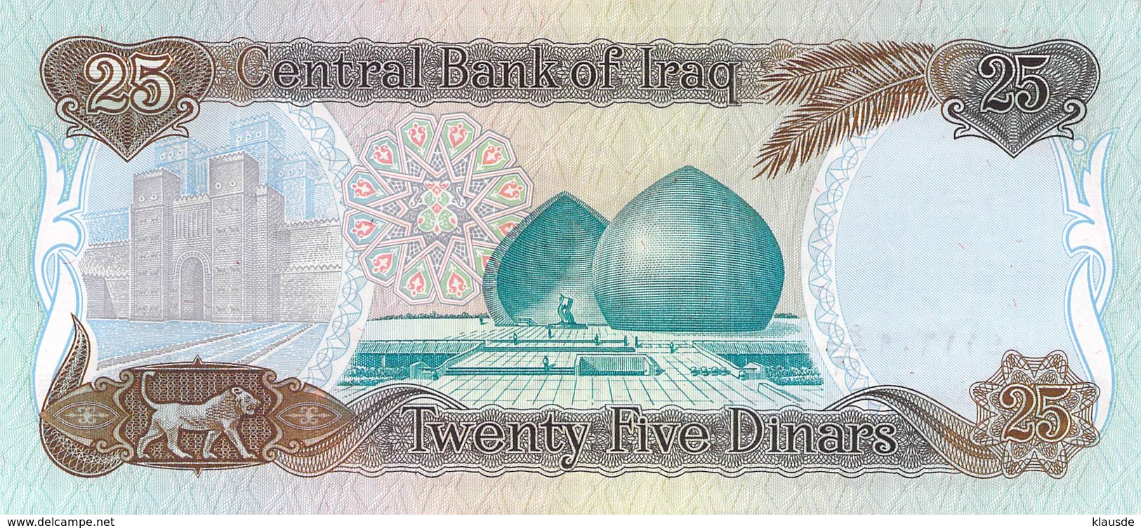 25 Dinars Irak UNC - Irak