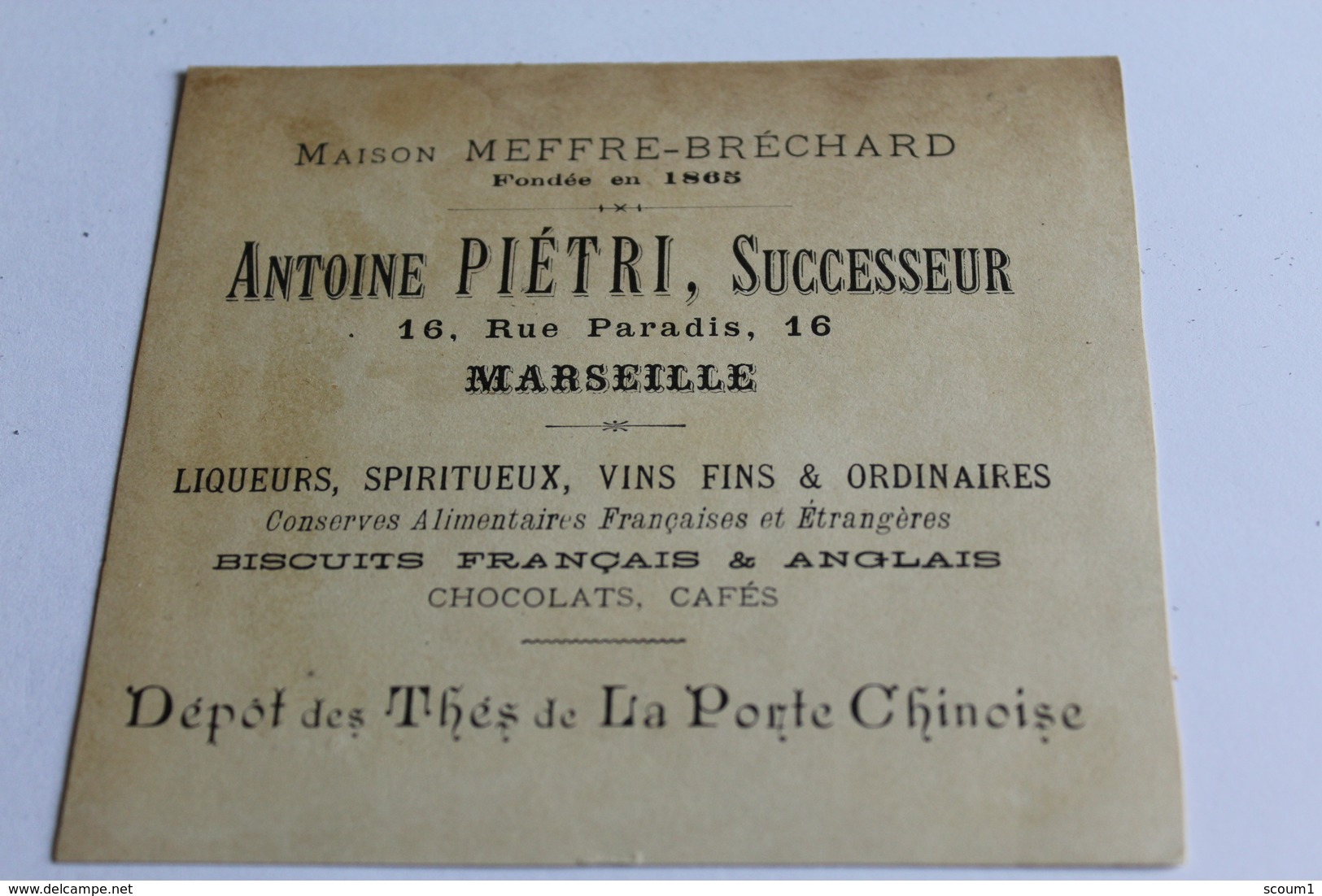 Thésde "la Porte Chinoise" Importation Directe - Sonstige & Ohne Zuordnung