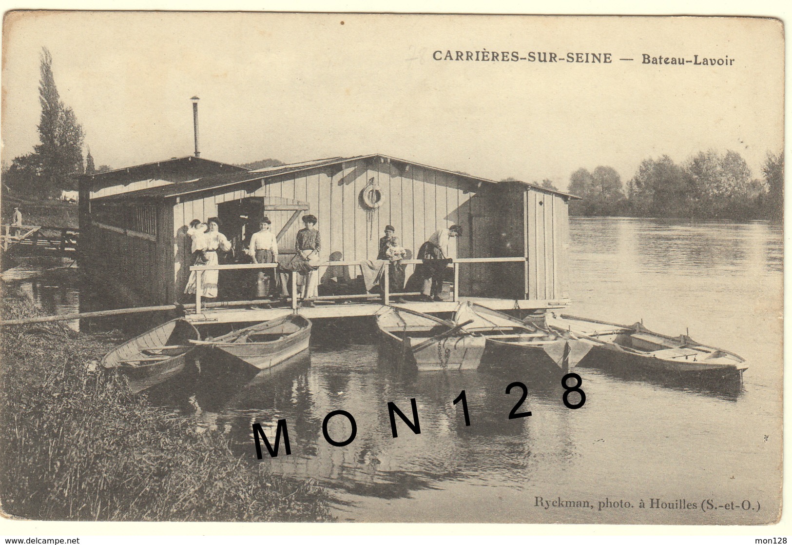 CARRIERES SUR SEINE (78)  BATEAU LAVOIR - Carrières-sur-Seine