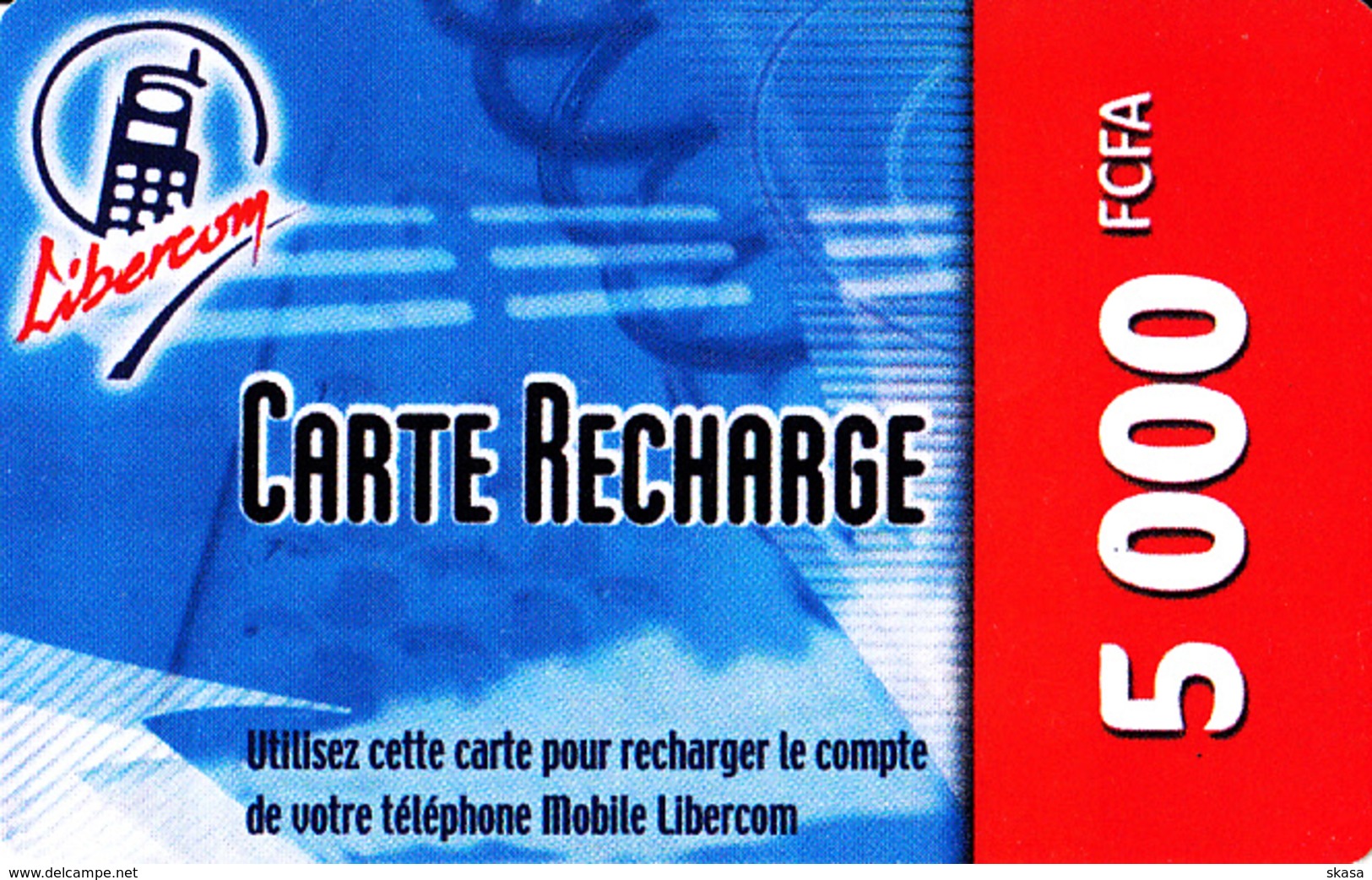 Prépayée Bénin Libercom 5000 FCFA - Bénin