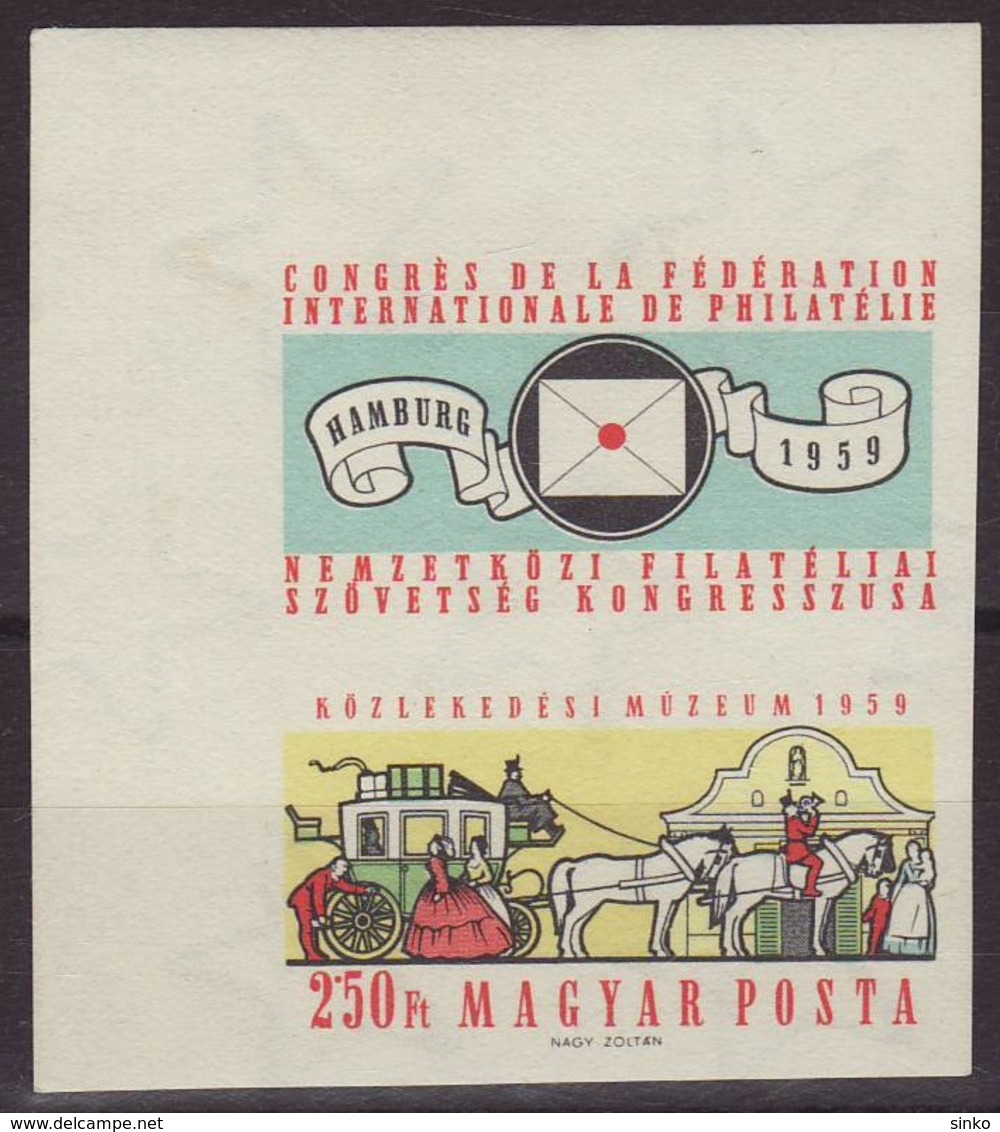 1959. FIP (II.) - Imperforate - Unused Stamps