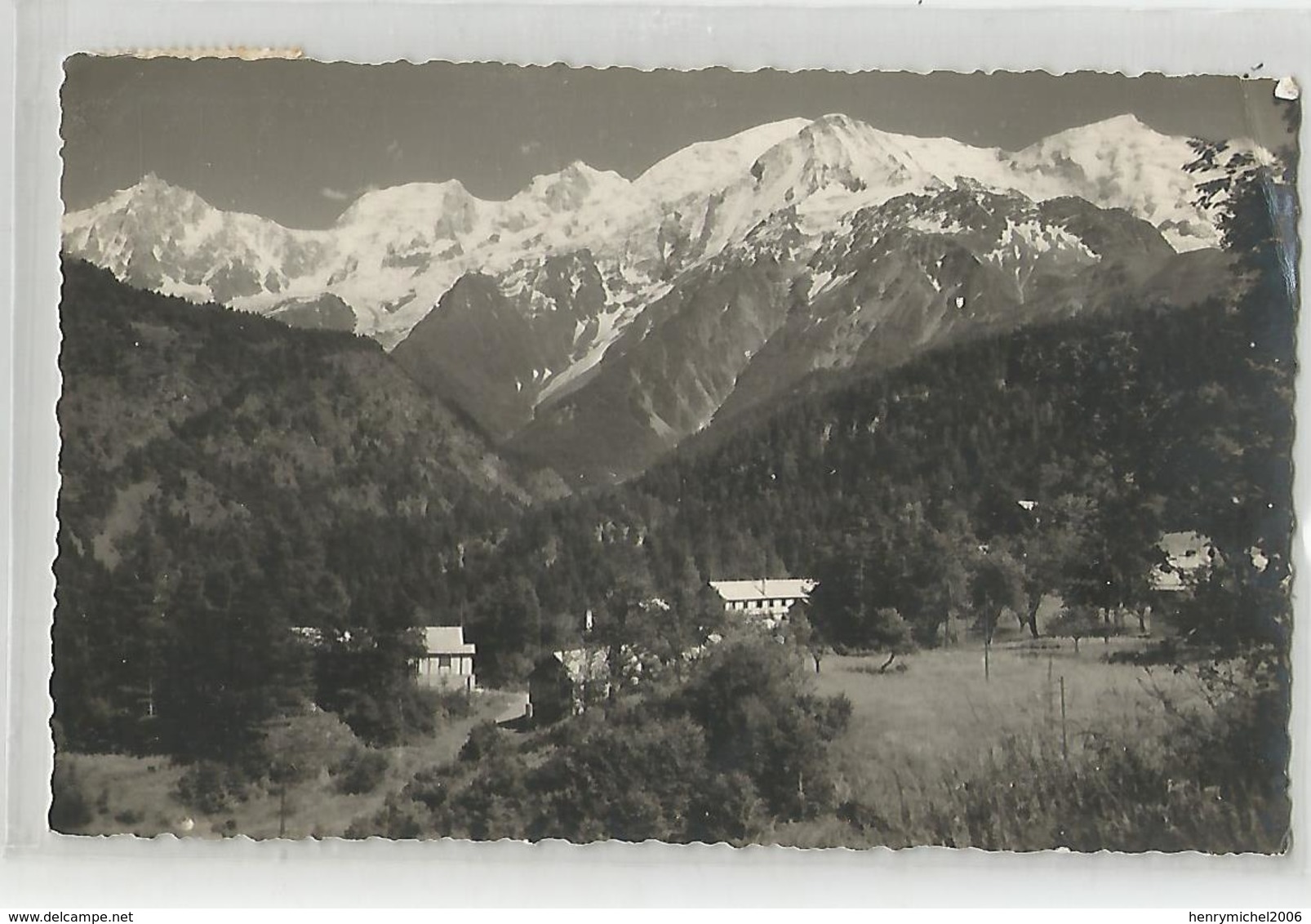 74 Haute Savoie - Cachet Servoz Cliché Tairraz Carte Photo - Chamonix-Mont-Blanc