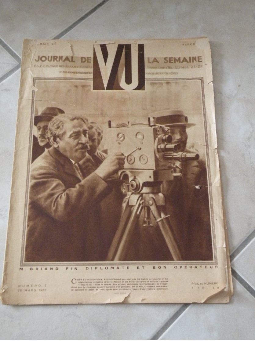 VU Journal De La Semaine - M. Briand Fin Diplomate Et Bon Opérateur - 28 Mars 1928 Actualité De Cette époque - - L'Illustration