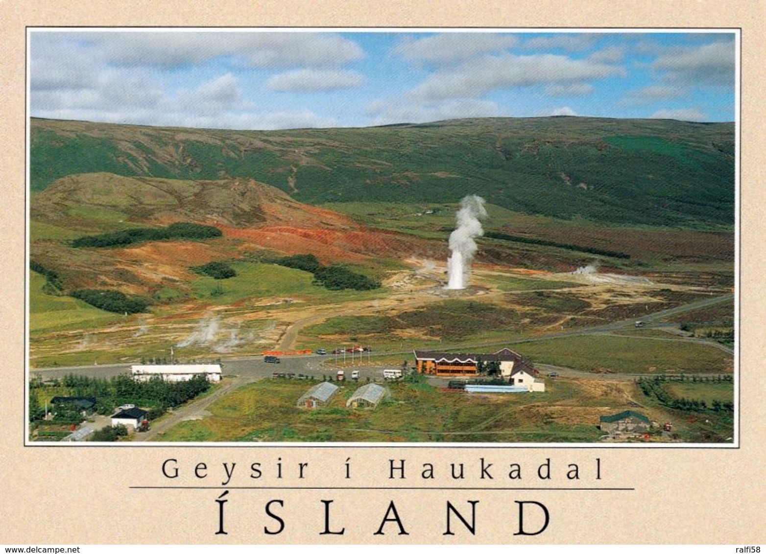 1 AK Island * Geysire Im Heißwassertal Haukadal - Liegt Im Süden Der Insel * - Island