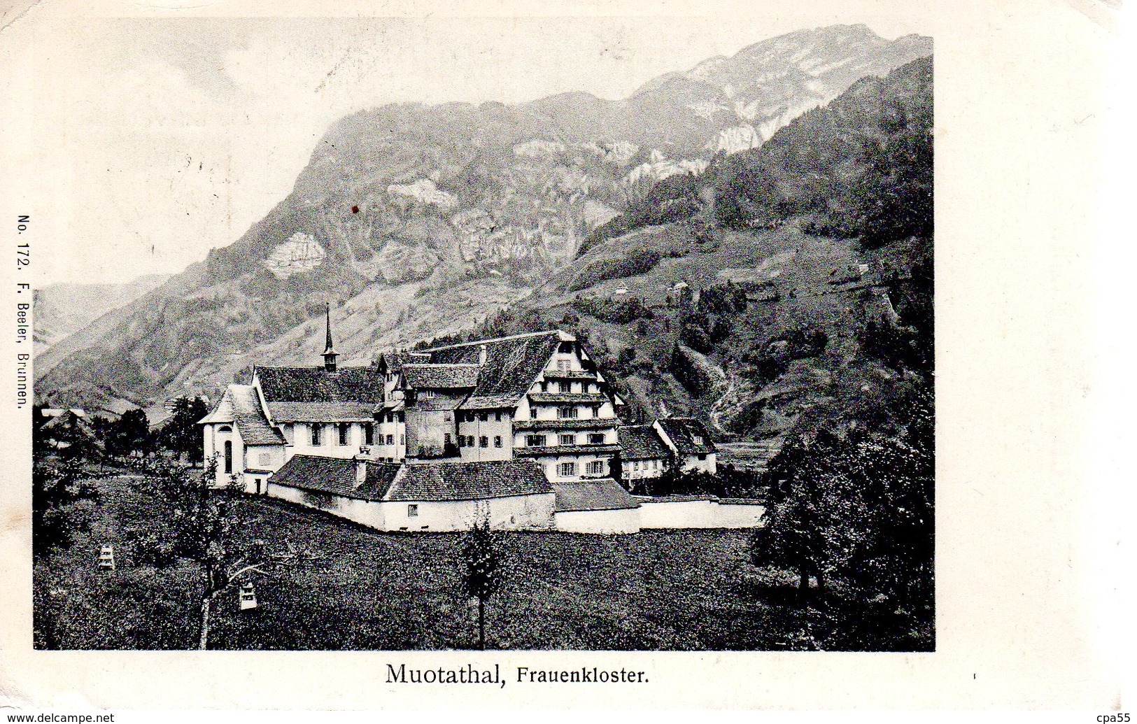 MUOTATHAL  -  Frauenkloster  -  Dos Non Divisé - Muotathal