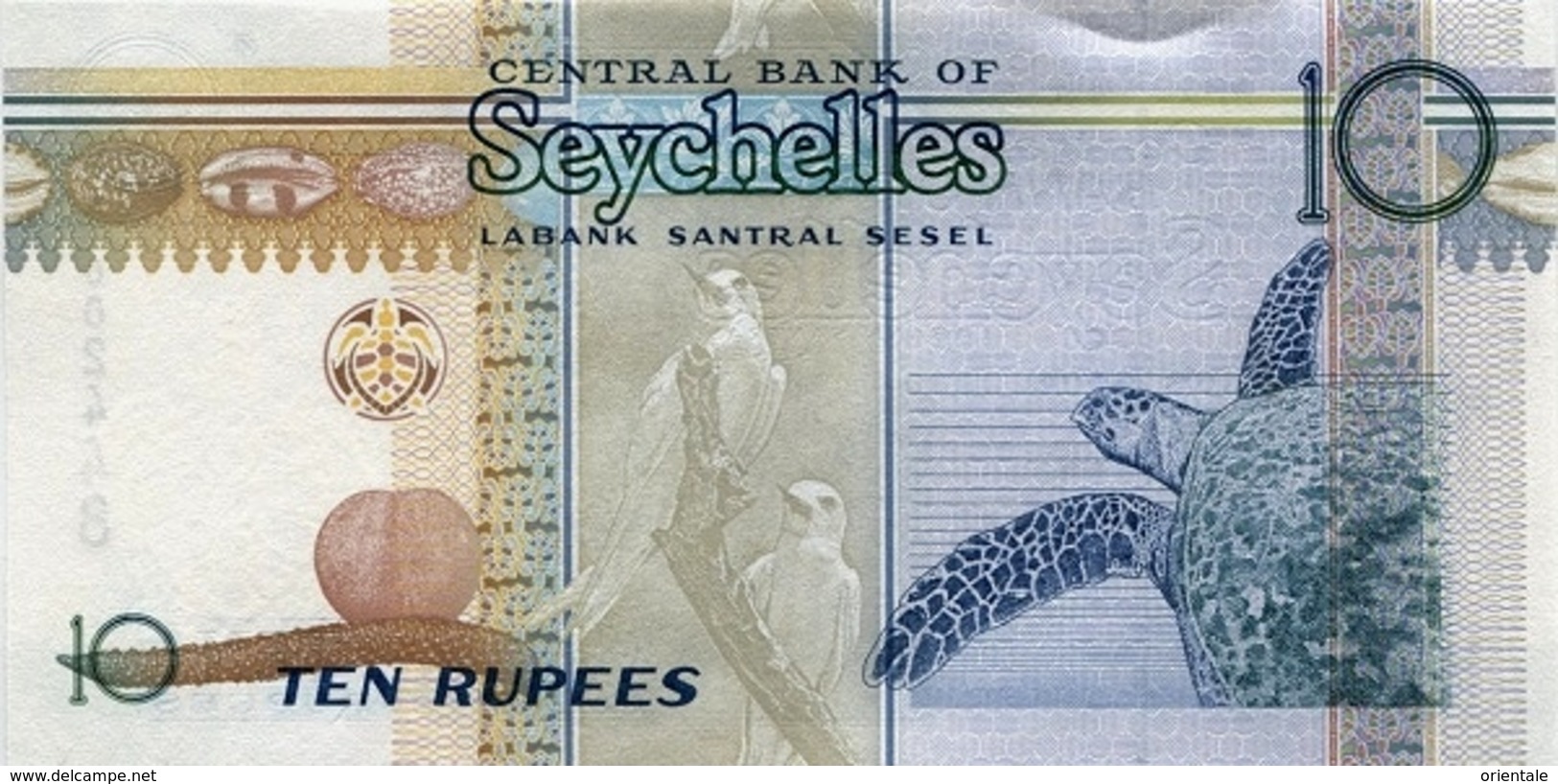 SEYCHELLES P. 42 10 R 2013 UNC - Seychelles