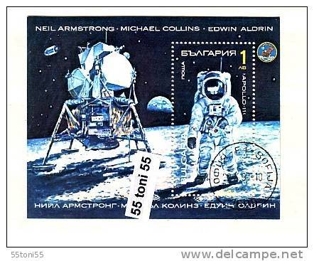 BULGARIA / Bulgarie 1990 Space Research  S/S - Used/oblitere (O) - Usados