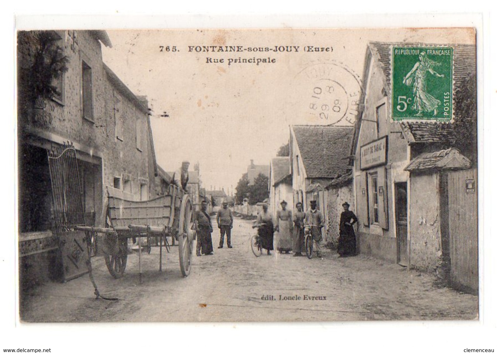 Fontainesous Jouy Rue Principale - Autres & Non Classés